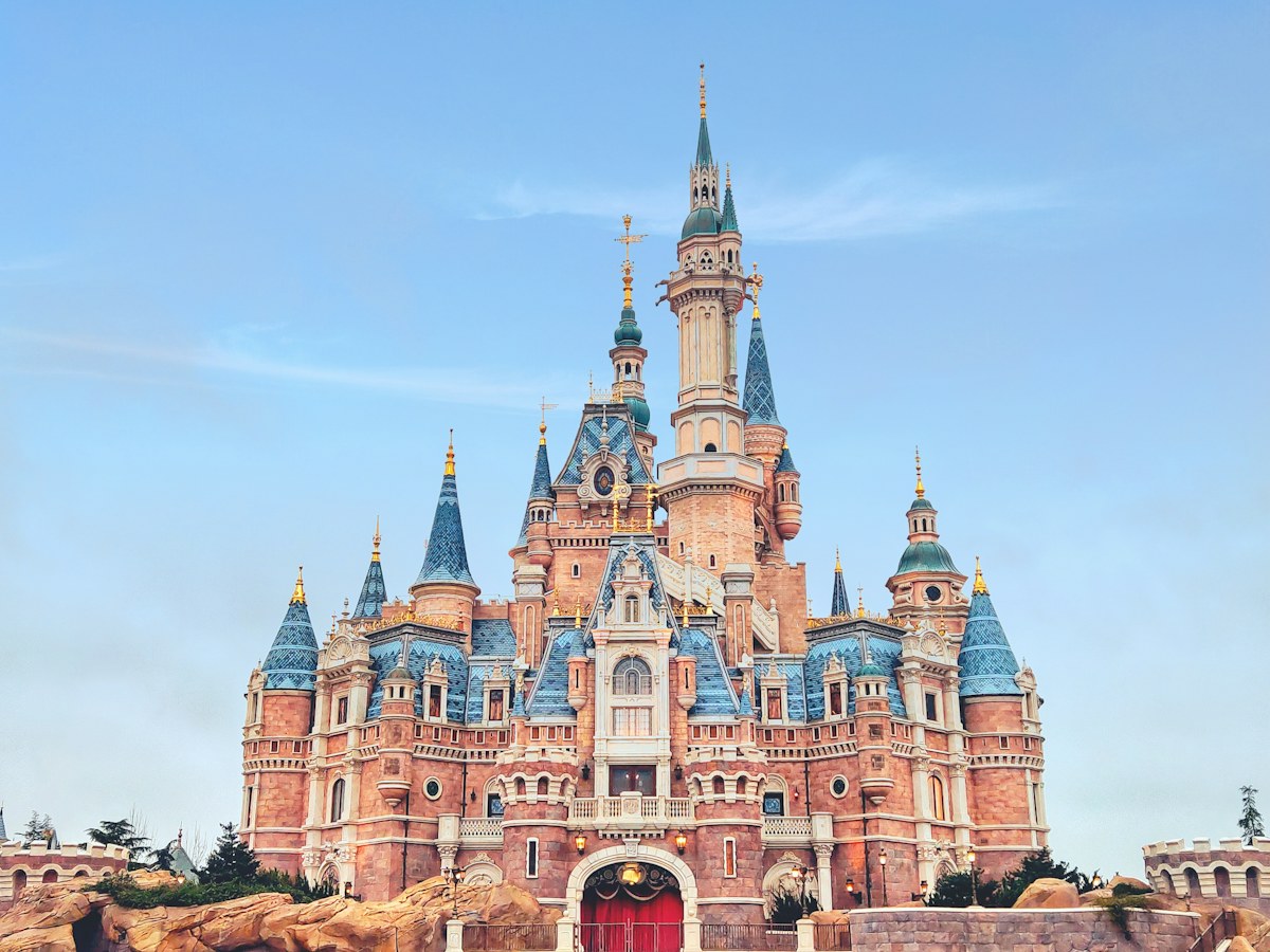 Castillo de Disney durante un viaje familiar